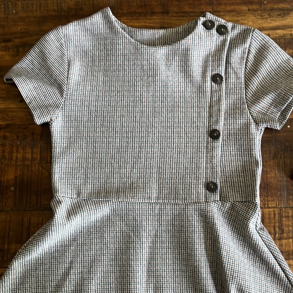 Zara girl a-line houndstooth dress girls 13-14